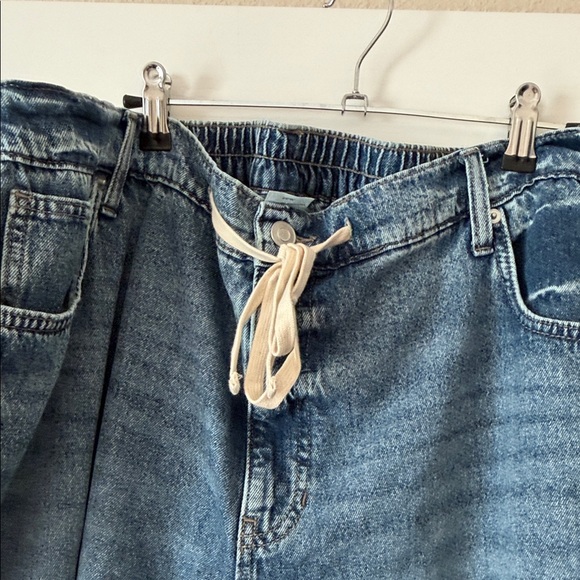 Terra & Sky Denim Cropped Jeans with Drawstring - Picture 4 of 6